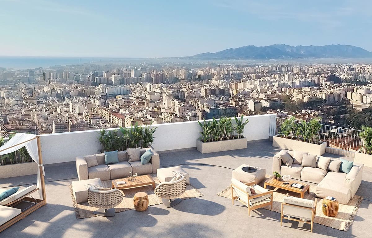 2 chambre Appartement à vendre à Malaga ville avec piscine garage - 373 000 € (Ref: 6969603)
