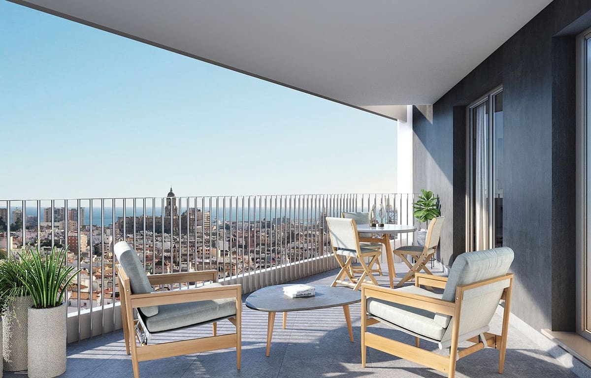 2 chambre Appartement à vendre à Malaga ville avec piscine garage - 373 000 € (Ref: 6969603)
