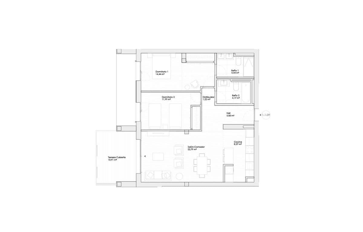 2 bedroom Apartment for sale in Estepona with pool garage - € 689,000 (Ref: 6969606)