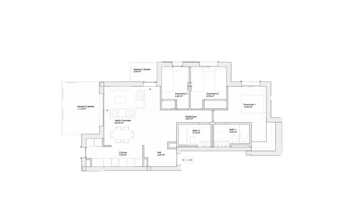 2 sypialnia Apartament na sprzedaż w Estepona z basenem garażem - 669 500 € (Ref: 6969606)