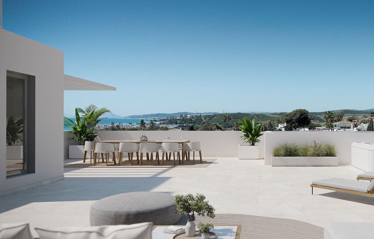 2 sypialnia Penthouse na sprzedaż w Estepona z basenem garażem - 550 000 € (Ref: 6989626)
