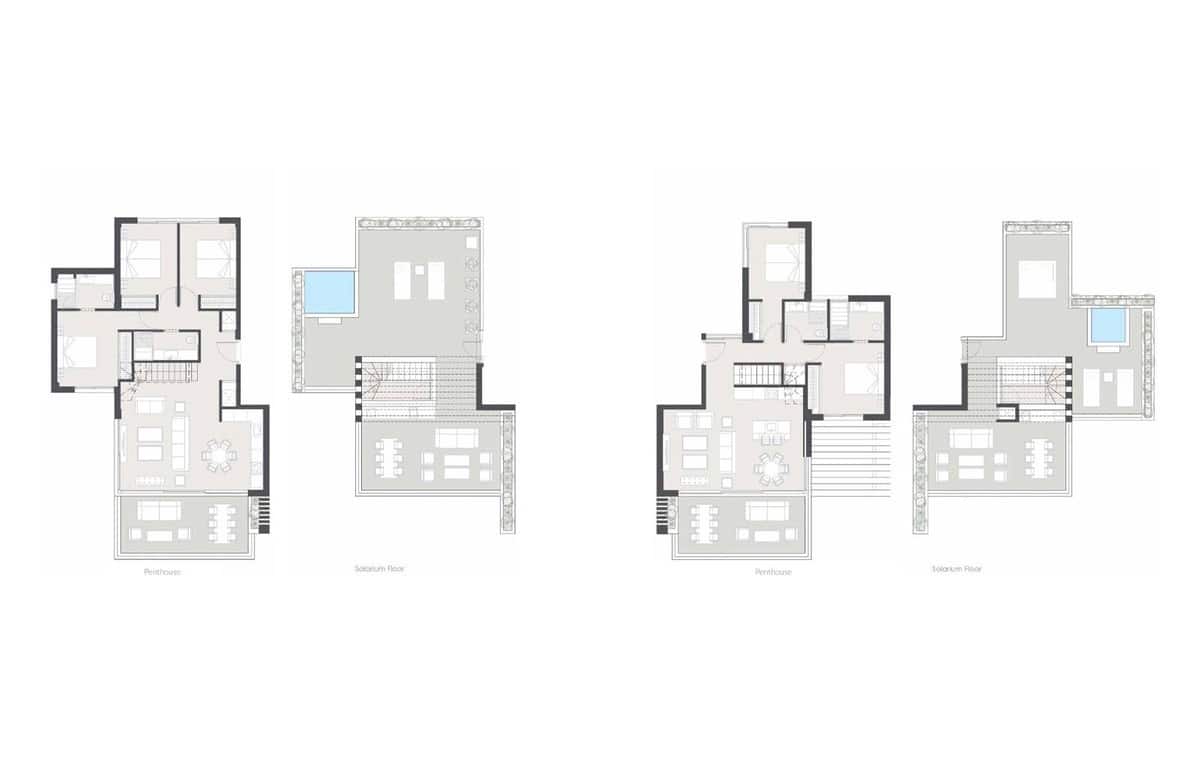2 chambre Penthouse à vendre à La Cala Hills avec piscine garage - 815 000 € (Ref: 7009293)