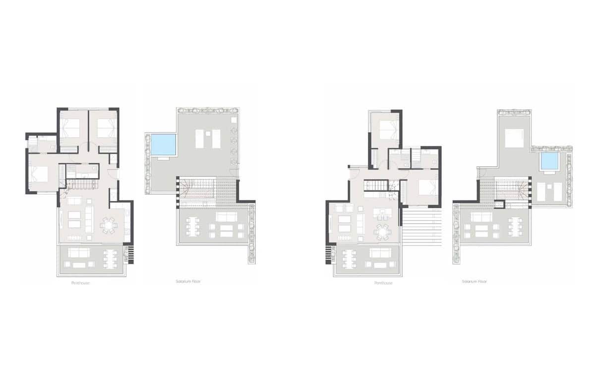2 camera da letto Attico in vendita in La Cala Hills con piscina garage - 815.000 € (Rif: 7009293)