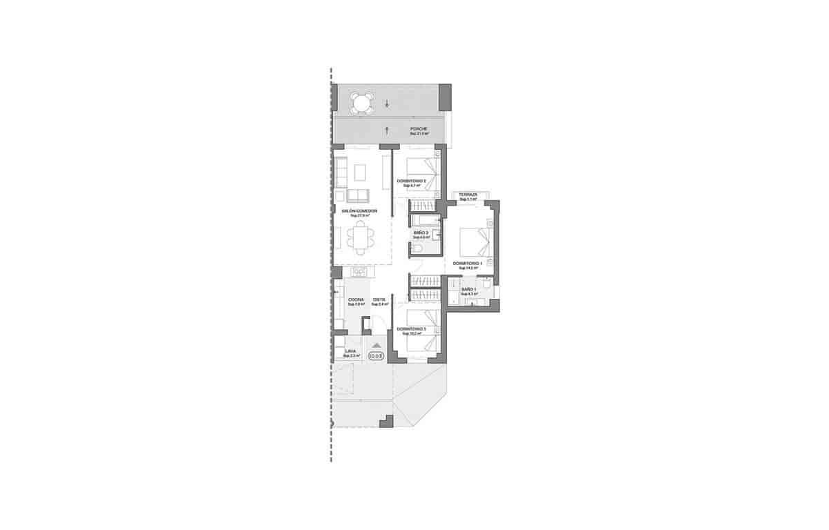 2 soveværelse Lejlighed til salg i La Cala Hills med swimmingpool garage - € 352.430 (Ref: 7052214)