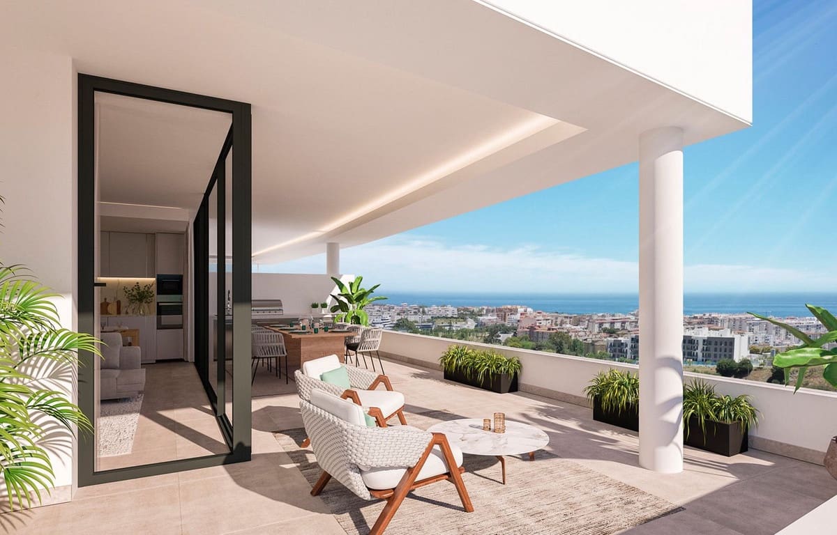 2 sypialnia Penthouse na sprzedaż w Estepona z basenem garażem - 871 442 € (Ref: 7131989)
