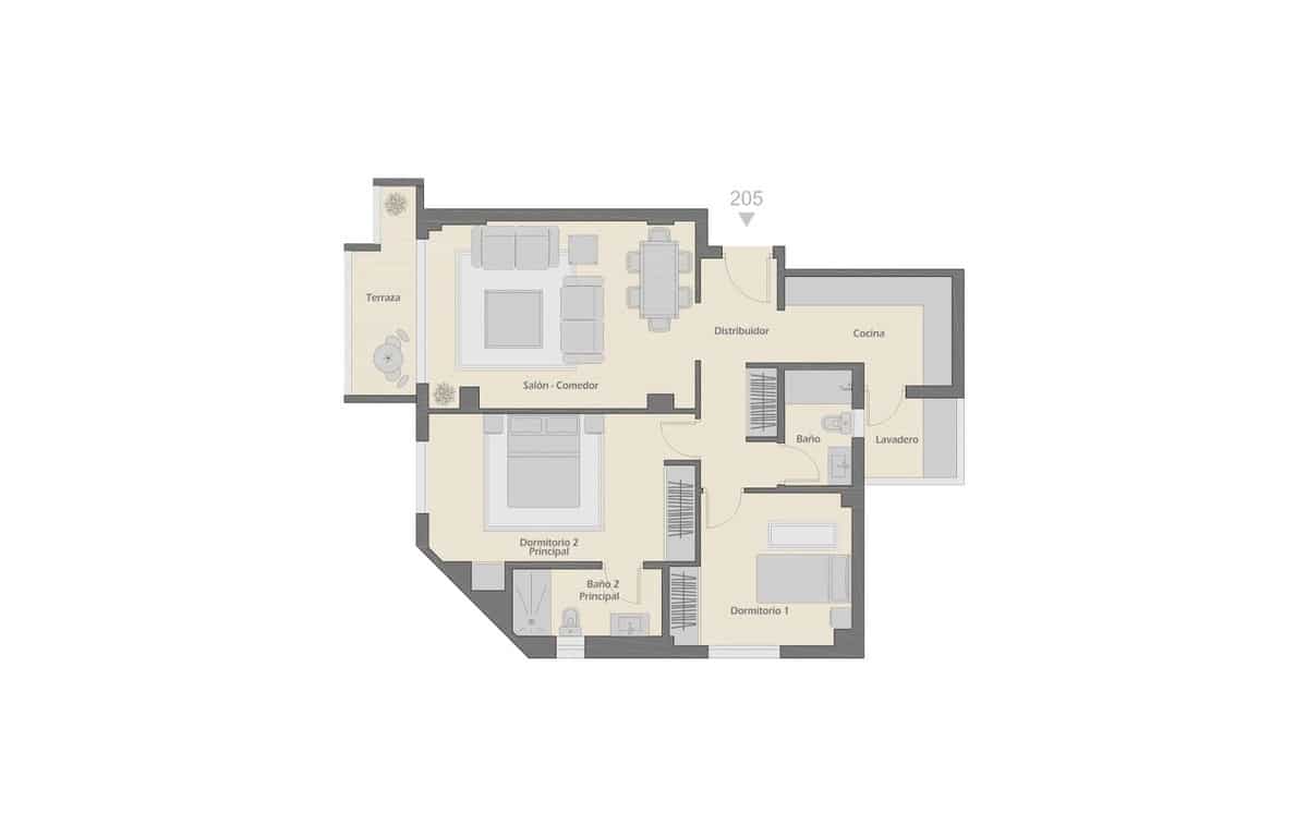 Apartamento de 3 habitaciones en Nueva Andalucia en venta con piscina garaje - 461.000 € (Ref: 7187154)