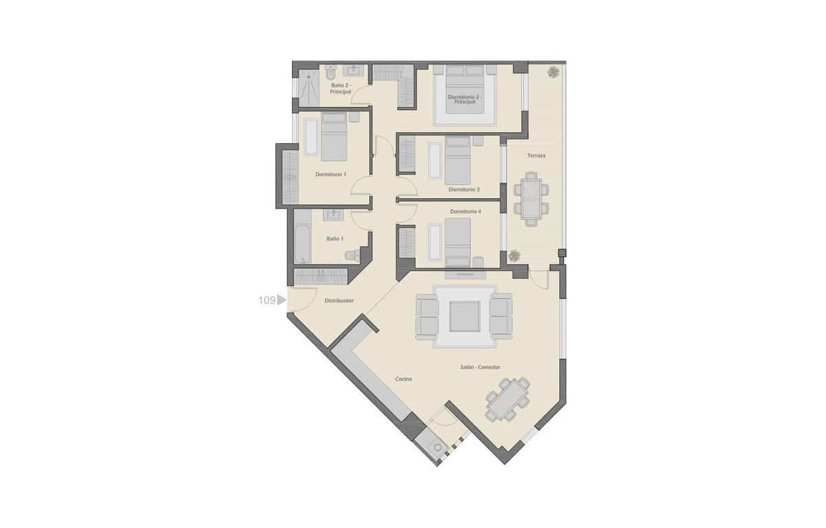 3 camera da letto Appartamento in vendita in Nueva Andalucia con piscina garage - 471.000 € (Rif: 7187154)