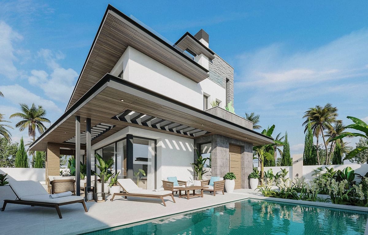 3 sovrum Villa till salu i Mijas Costa med pool garage - 1 860 000 € (Ref: 7197556)