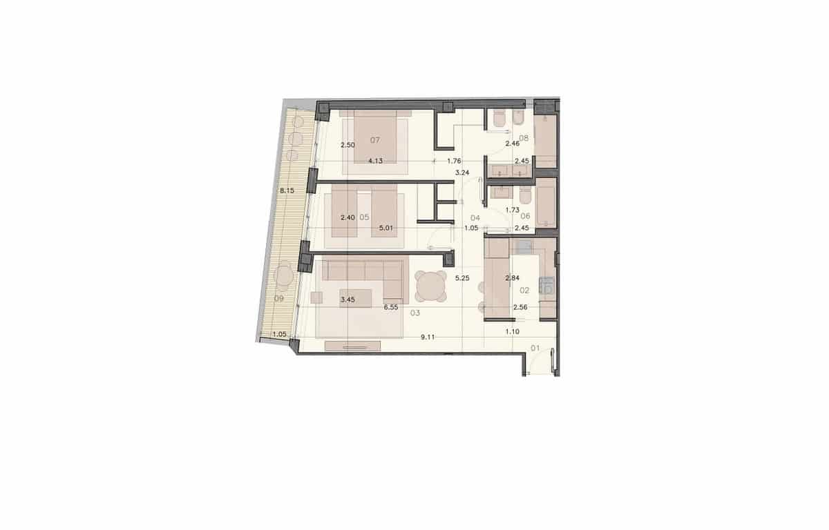 3 soverom Penthouse til salgs i Fuengirola med svømmebasseng garasje - € 1 550 000 (Ref: 7208390)