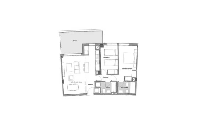 Apartamento de 2 habitaciones en Estepona en venta con piscina garaje - 470.000 € (Ref: 7233731)