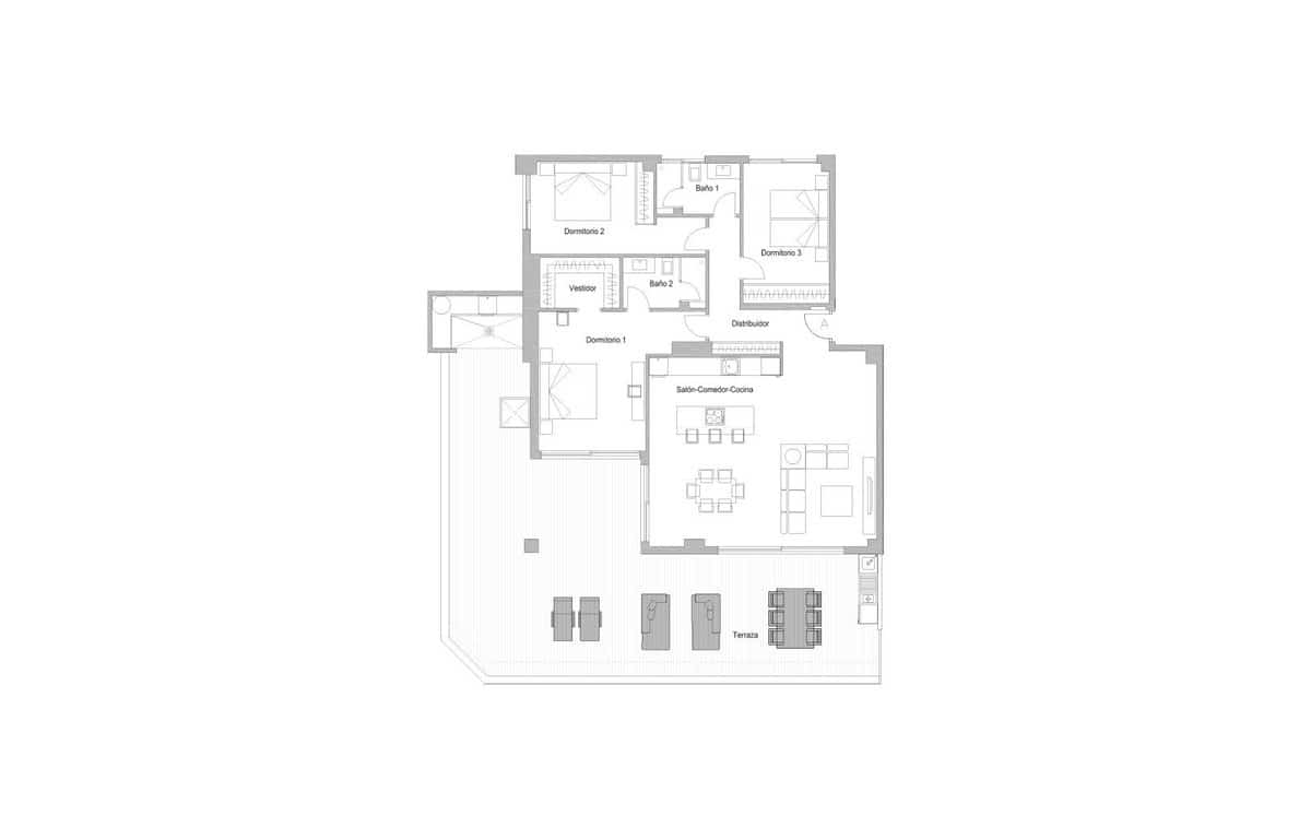 2 bedroom Penthouse for sale in Benalmadena with pool garage - € 669,000 (Ref: 7233736)