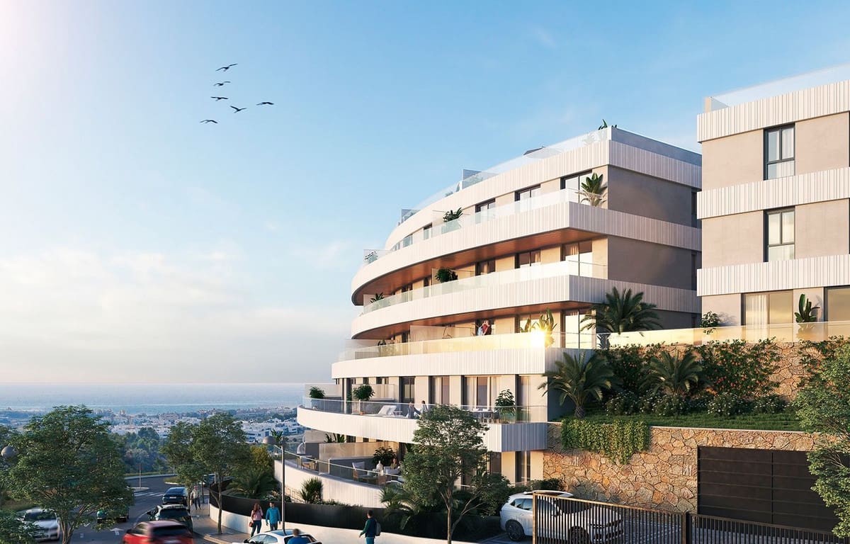 2 sovrum Lägenhet till salu i New Golden Mile med pool garage - 420 000 € (Ref: 7285280)