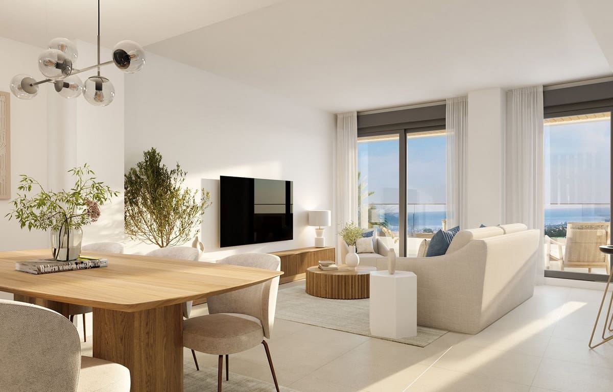 2 sovrum Lägenhet till salu i New Golden Mile med pool garage - 420 000 € (Ref: 7285280)