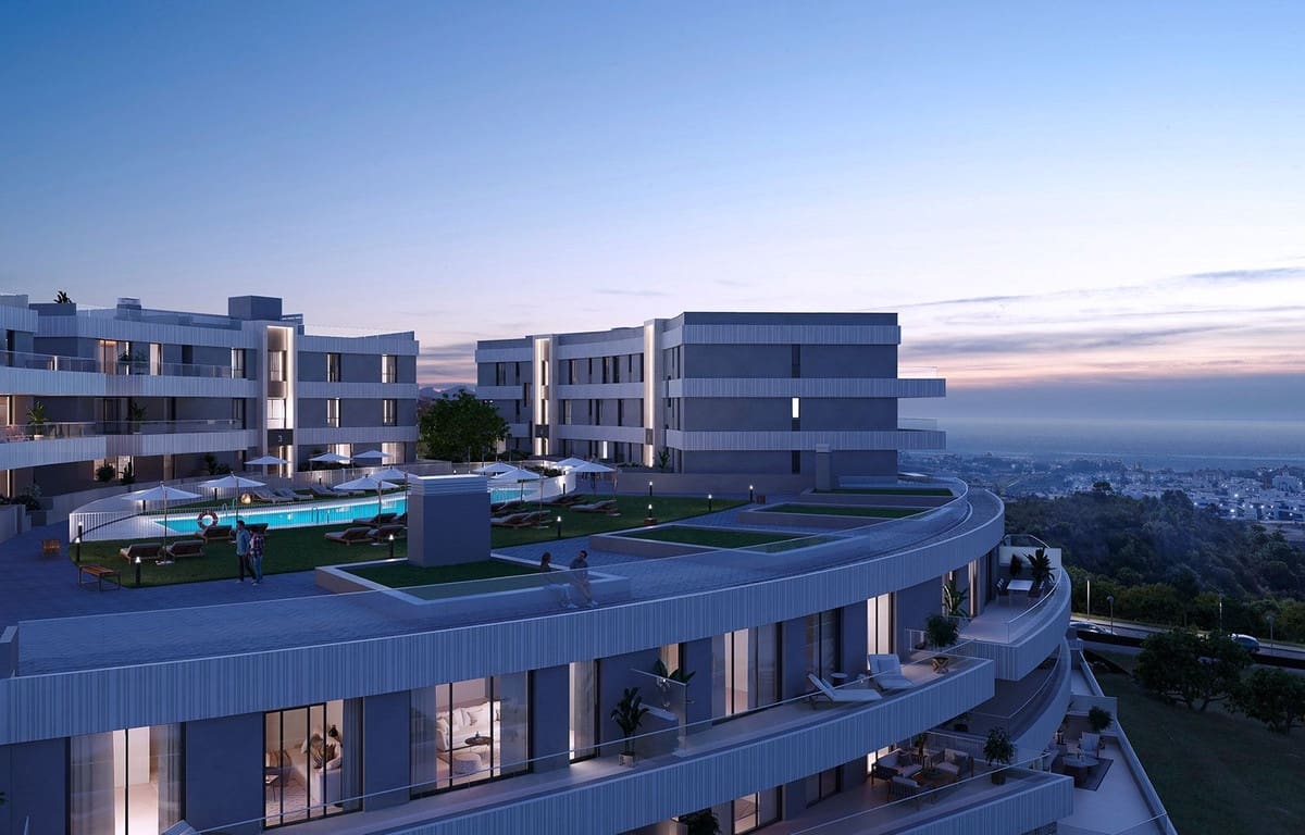 2 sovrum Lägenhet till salu i New Golden Mile med pool garage - 420 000 € (Ref: 7285280)