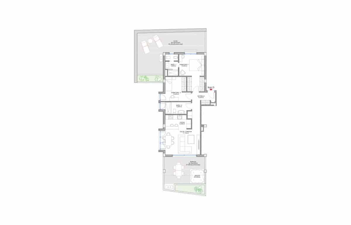 3 makuuhuone Kattohuoneisto myytävänä paikassa Benalmadena Costa mukana 
autotalli - 810 000 € (Ref: 7410284)