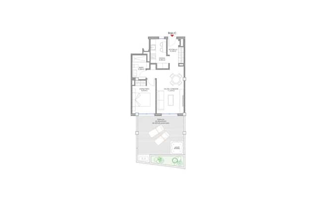 3 slaapkamer Penthouse te koop in Benalmadena Costa, Benalmádena met garage - € 810.000 (Ref: 7410284)