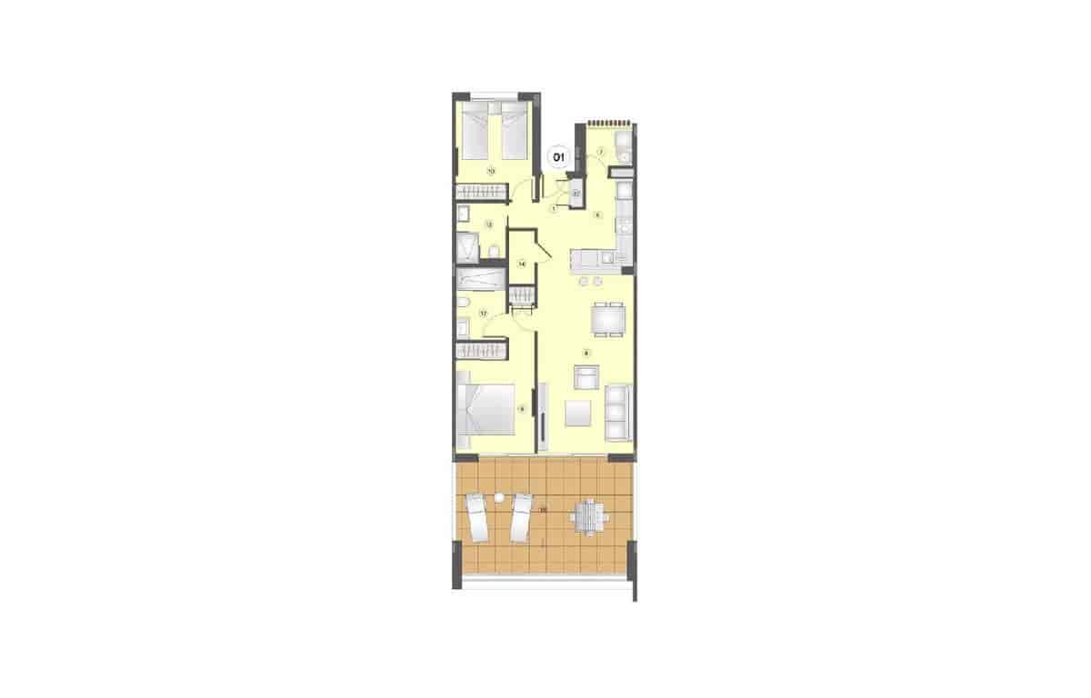 2 bedroom Beach Apartment for sale in Benalmadena with pool garage - € 567,000 (Ref: 7430203)
