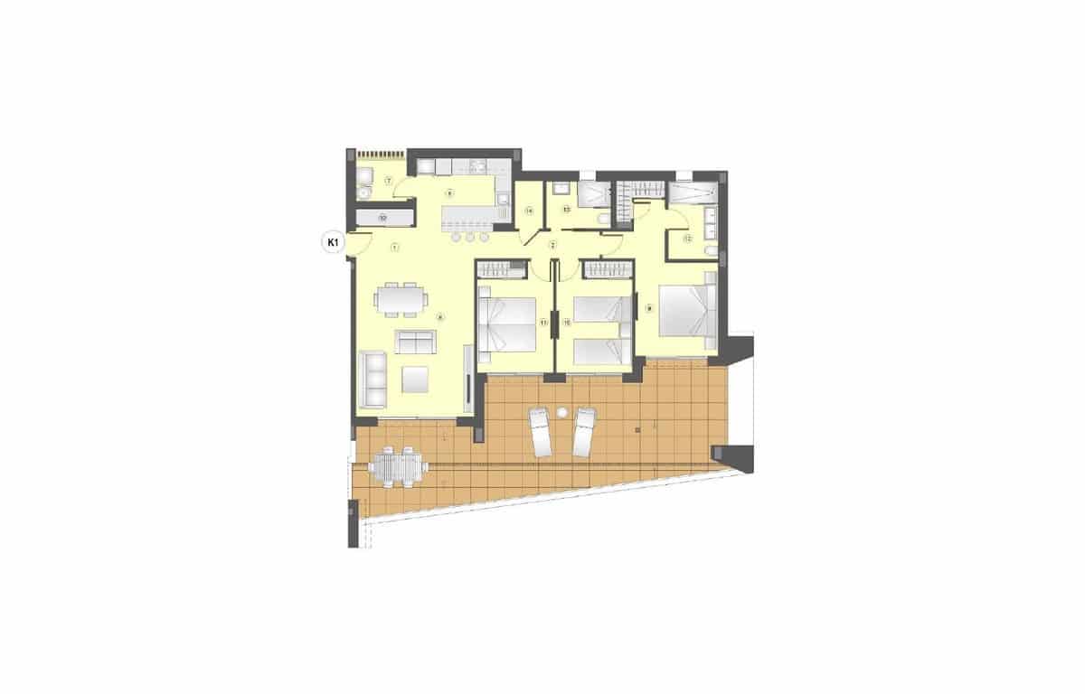 2 bedroom Beach Apartment for sale in Benalmadena with pool garage - € 567,000 (Ref: 7430203)
