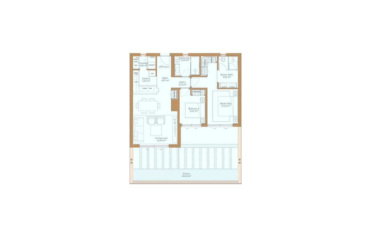 2 quarto Penthouse para venda em Marbella com piscina garagem - 830 000 € (Ref: 7507229)
