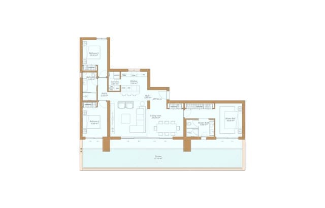 2 quarto Penthouse para venda em Marbella com piscina garagem - 830 000 € (Ref: 7507229)