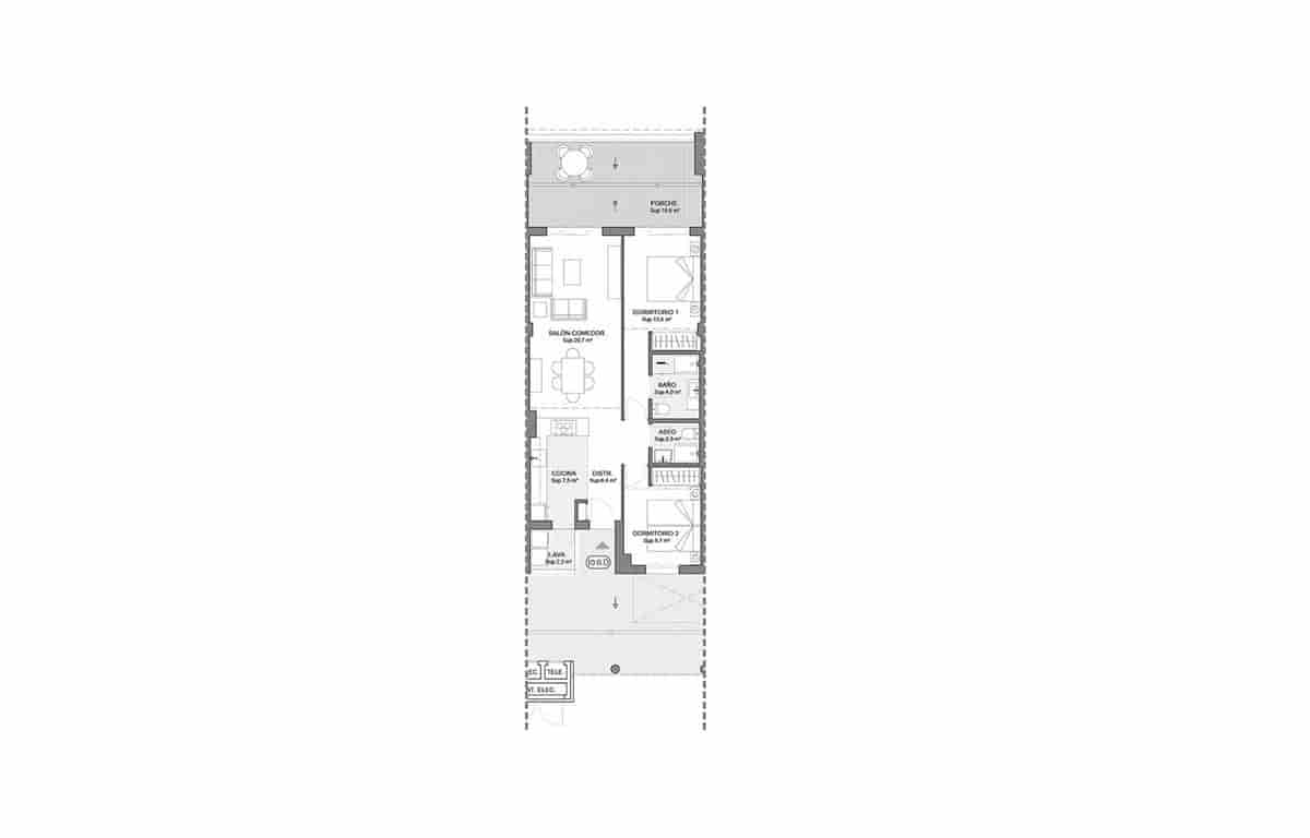 2 soveværelse Penthouse til salg i La Cala Hills med swimmingpool garage - € 516.450 (Ref: 7618694)