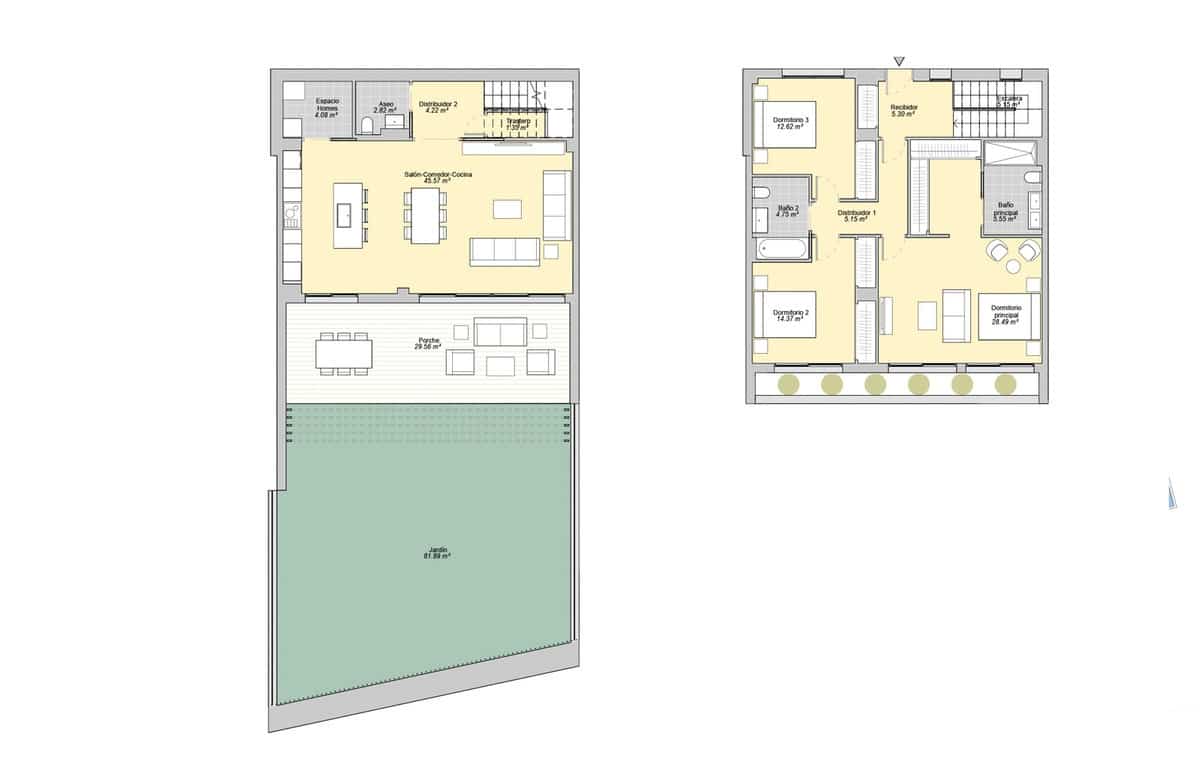 3 soveværelse Byhus til salg i Mijas Costa med swimmingpool garage - € 776.000 (Ref: 7621725)