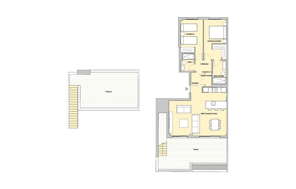 3 sovrum Takvåning till salu i Estepona med pool garage - 694 000 € (Ref: 7636322)