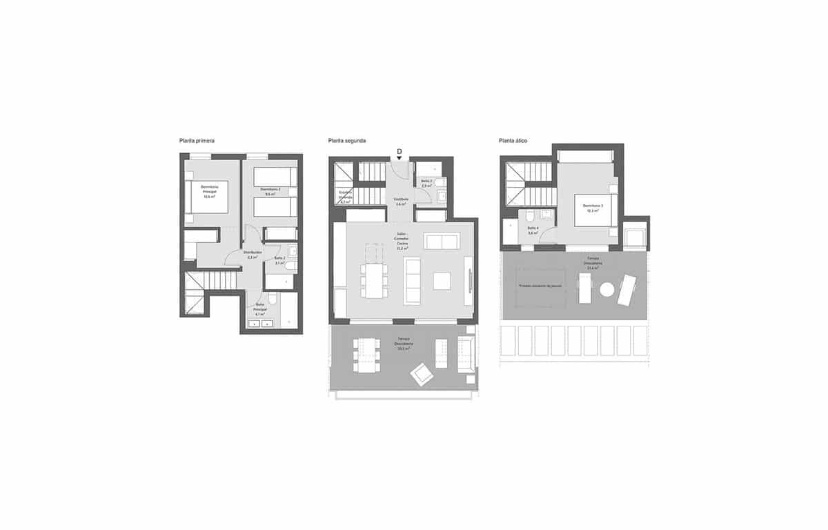 3 soverom Penthouse til salgs i Cancelada med svømmebasseng garasje - € 480 700 (Ref: 7646627)