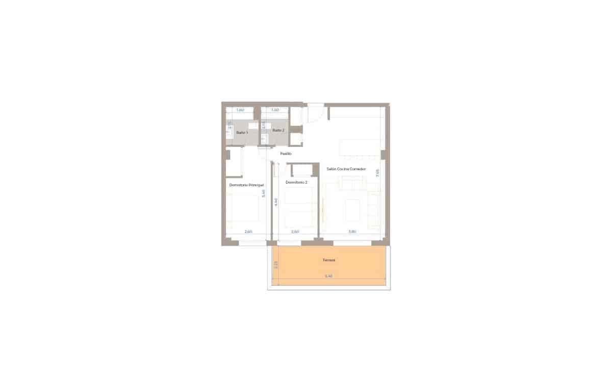 2 bedroom Beach Apartment for sale in La Cala de Mijas with pool garage - € 406,900 (Ref: 7677579)