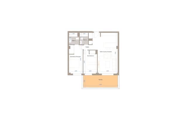 2 makuuhuone Ranta-asunto myytävänä paikassa La Cala de Mijas, Mijas mukana uima-altaan 
autotalli - 412 100 € (Ref: 7677579)