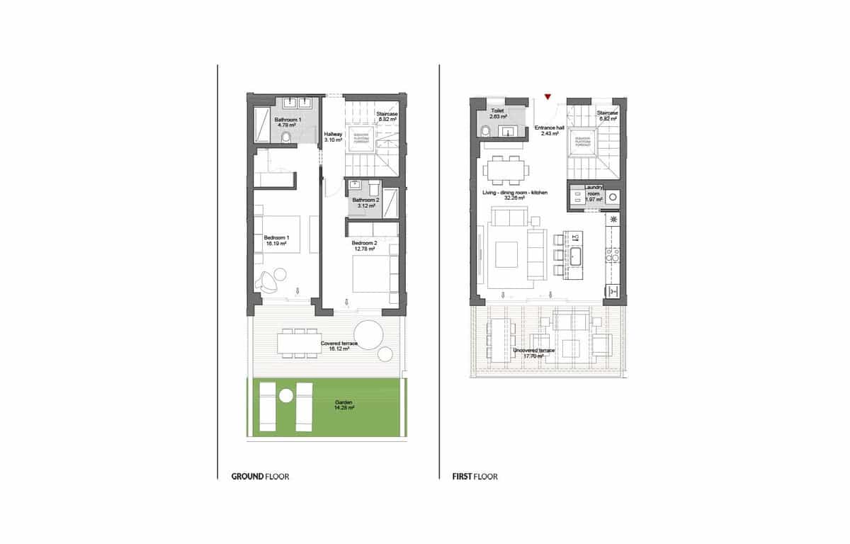 3 soveværelse Byhus til salg i La Cala de Mijas med swimmingpool - € 1.100.000 (Ref: 7677581)