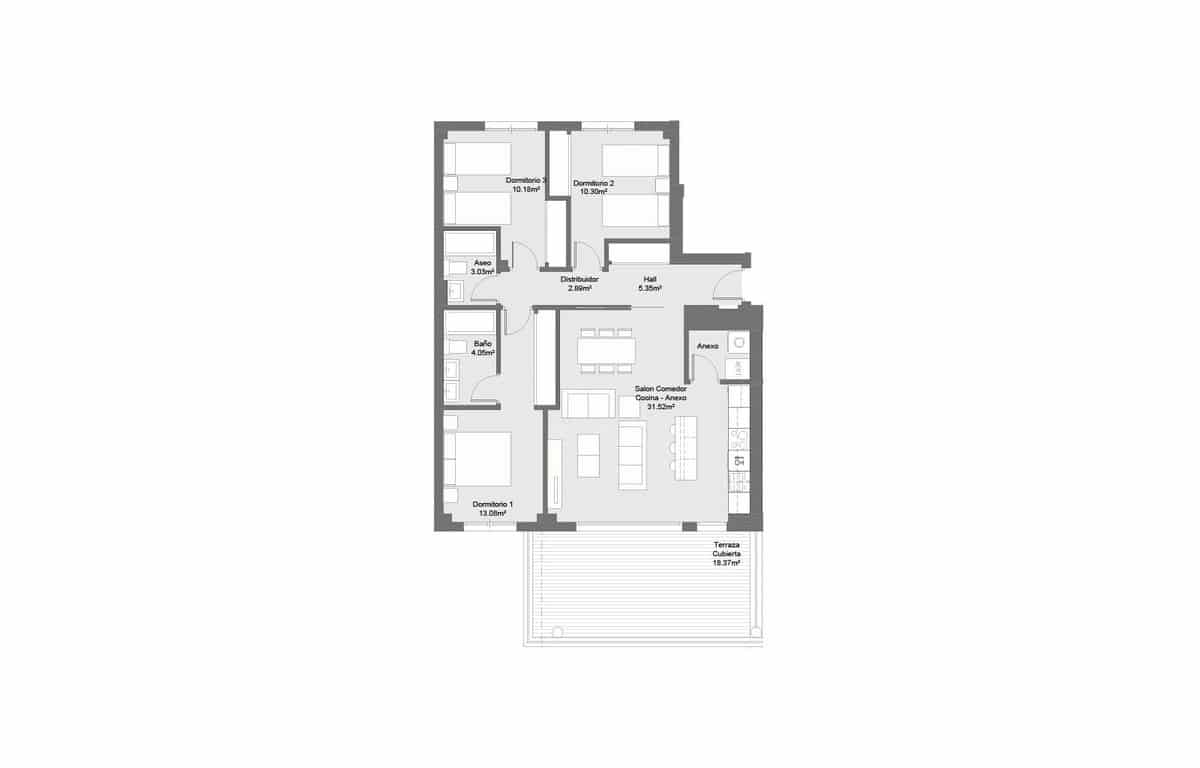 2 soverom Leilighet til salgs i Torremolinos med svømmebasseng garasje - € 645 000 (Ref: 7727594)