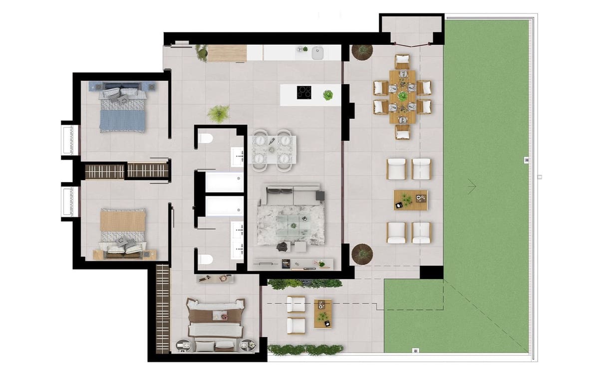 3 soveværelse Penthouse til salg i Istan med swimmingpool garage - € 580.000 (Ref: 7770945)