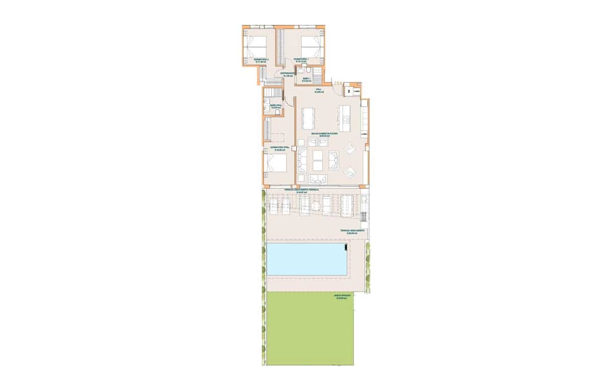 2 bedroom Penthouse for sale in Fuengirola with pool garage - € 1,050,000 (Ref: 7787102)