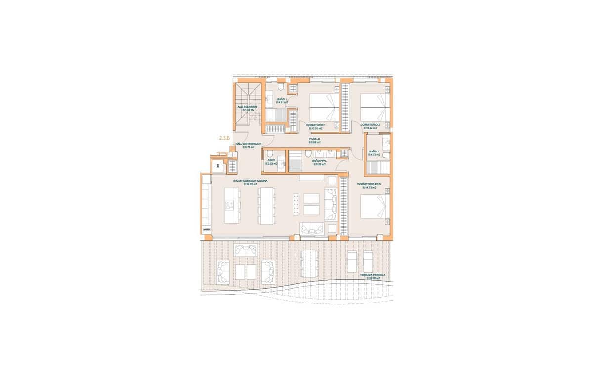 2 bedroom Penthouse for sale in Fuengirola with pool garage - € 1,050,000 (Ref: 7787102)