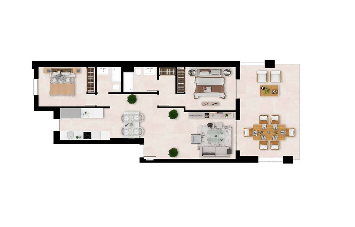 2 bedroom Apartment for sale in Estepona with pool garage - € 430,000 (Ref: 7787106)