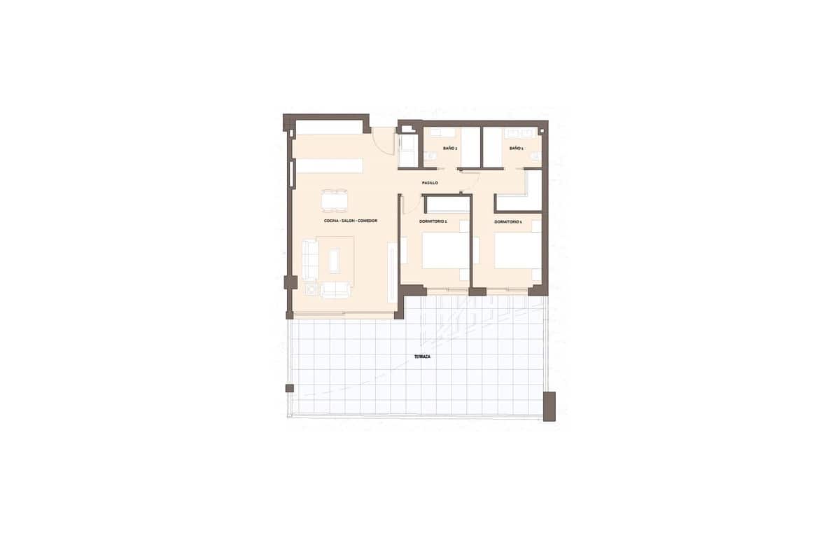2 bedroom Beach Apartment for sale in Benalmadena Costa with pool garage - € 1,038,000 (Ref: 7788714)