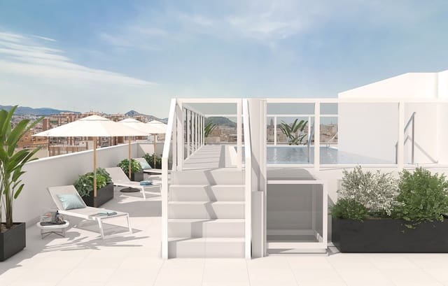 2 Zimmer Apartment zu verkaufen in Málaga Stadt mit Pool Garage - 528.000 € (Ref: 7801269)