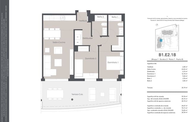 3 chambre Appartement à vendre à Estepona avec piscine garage - 525 000 € (Ref: 7893007)
