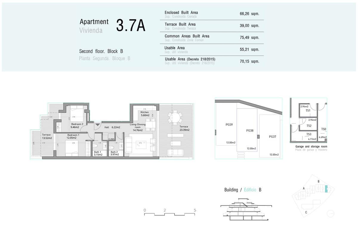 2 bedroom Penthouse for sale in Estepona with pool garage - € 570,000 (Ref: 7989860)