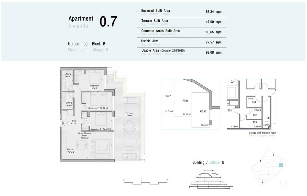3 sovrum Takvåning till salu i Estepona med pool garage - 670 000 € (Ref: 7989860)