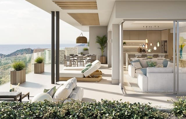 2 chambre Penthouse à vendre à La Mairena, Ojen avec piscine garage - 960 000 € (Ref: 8048219)