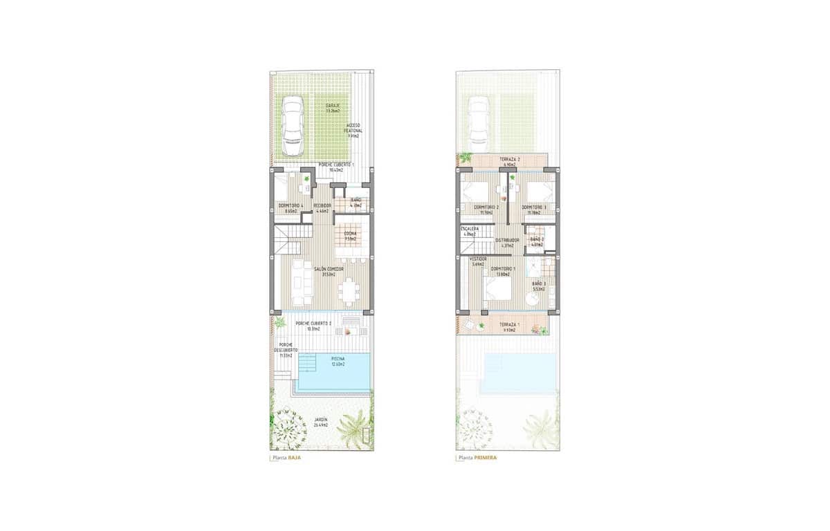 4 sypialnia Dom blizniak na sprzedaż w La Cala de Mijas z basenem garażem - 825 000 € (Ref: 8072560)