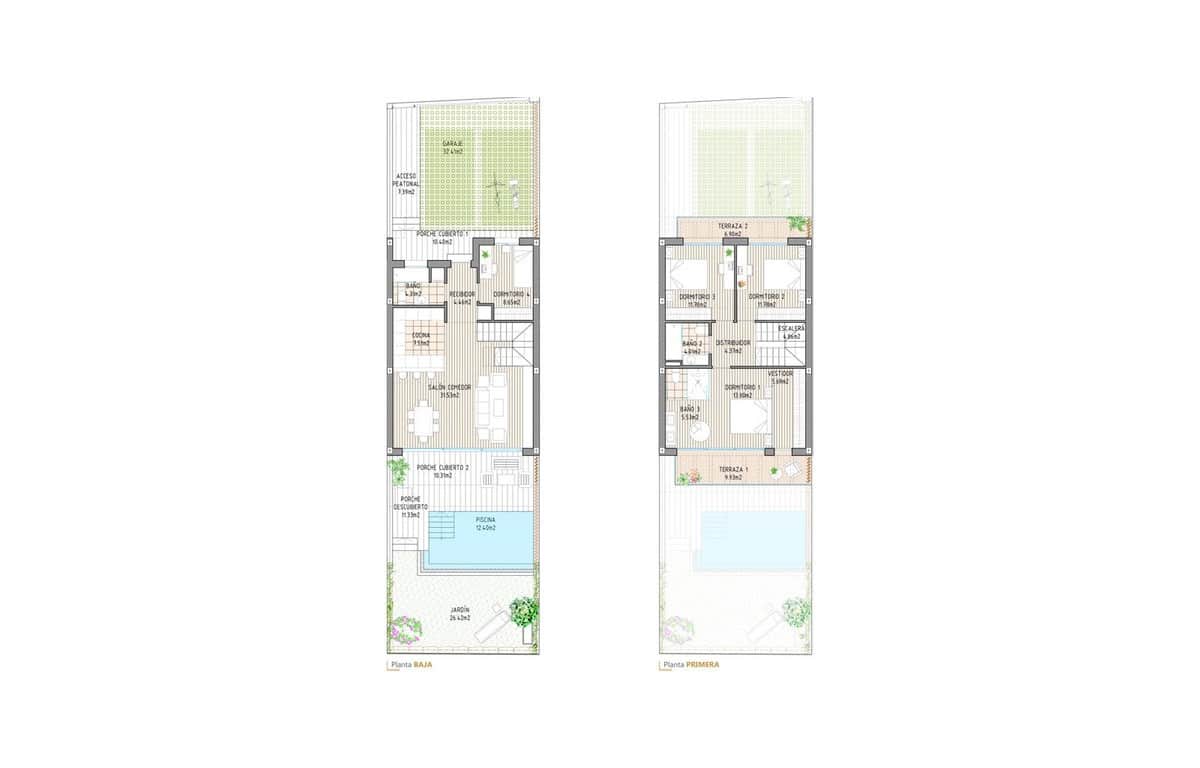 4 sypialnia Dom blizniak na sprzedaż w La Cala de Mijas z basenem garażem - 825 000 € (Ref: 8072560)