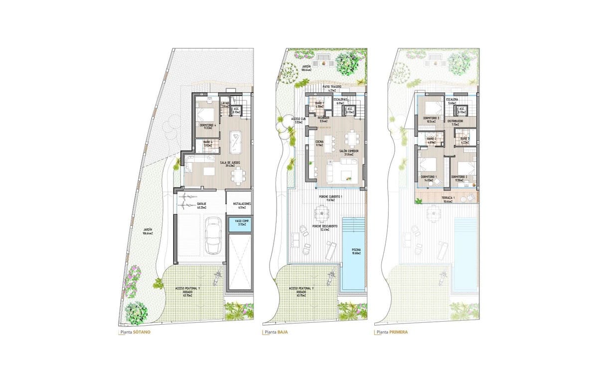 4 sypialnia Dom blizniak na sprzedaż w La Cala de Mijas z basenem garażem - 825 000 € (Ref: 8072560)