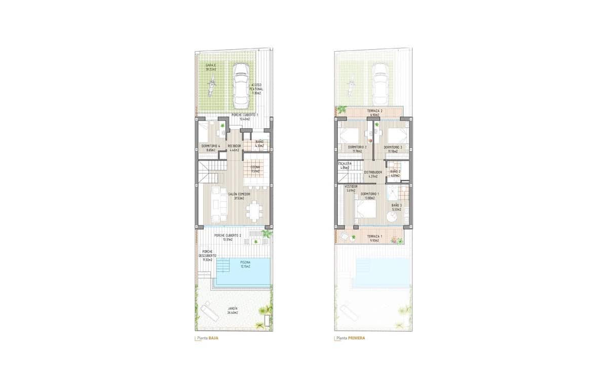 4 soveværelse Semi-Rækkehus til salg i La Cala de Mijas med swimmingpool garage - € 855.000 (Ref: 8072560)