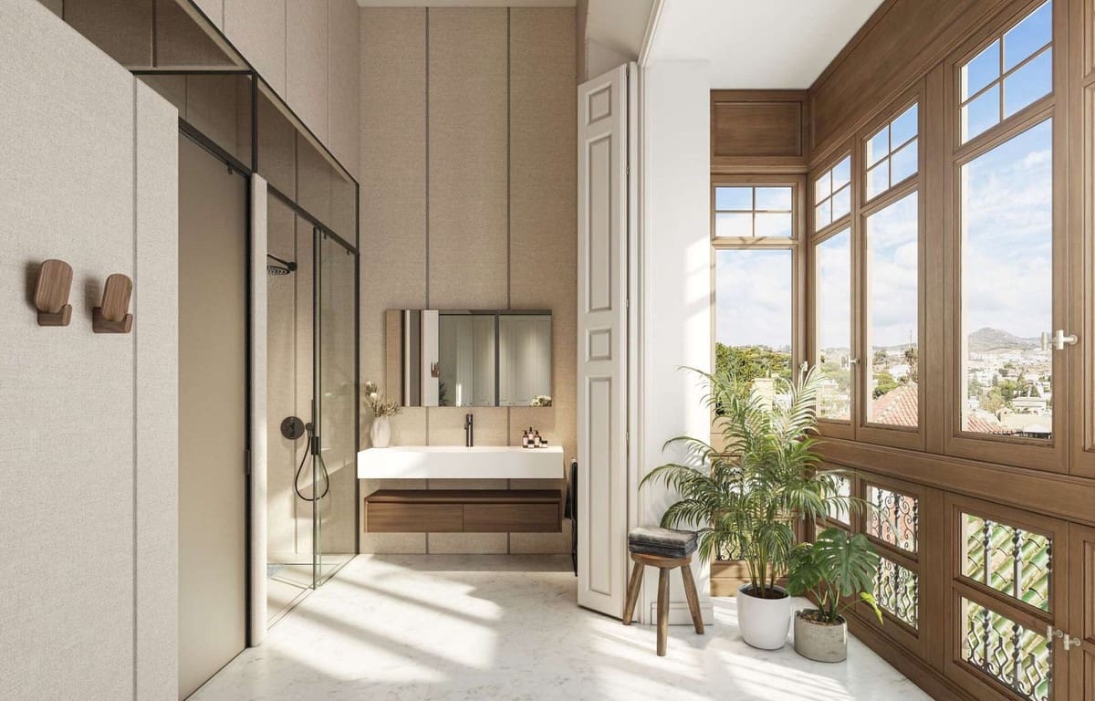 2 soverom Strandleiligheter til salgs i Malaga by med svømmebasseng garasje - € 895 000 (Ref: 8072561)