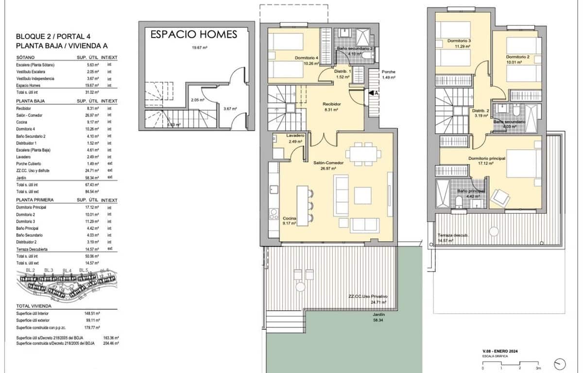 3 sovrum Lägenhet till salu i Casares med pool garage - 401 000 € (Ref: 8113804)