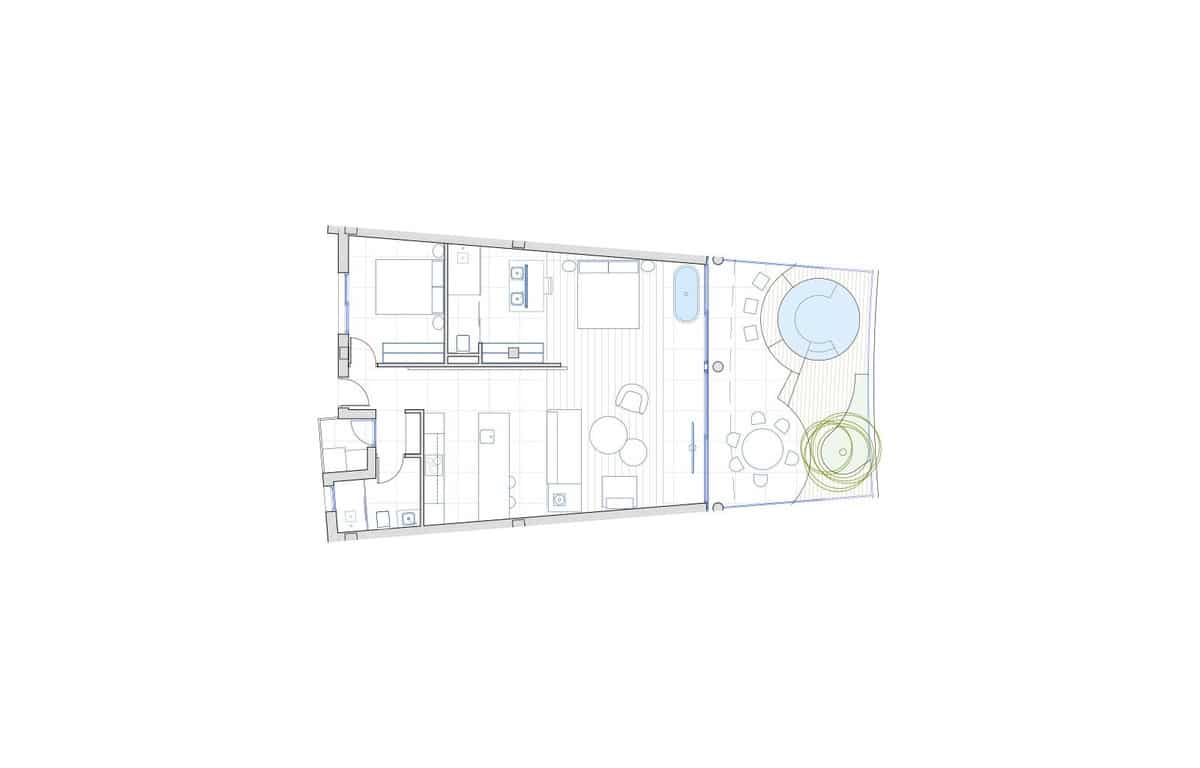 2 makuuhuone Kattohuoneisto myytävänä paikassa Benalmadena mukana uima-altaan 
autotalli - 1 190 000 € (Ref: 8113807)