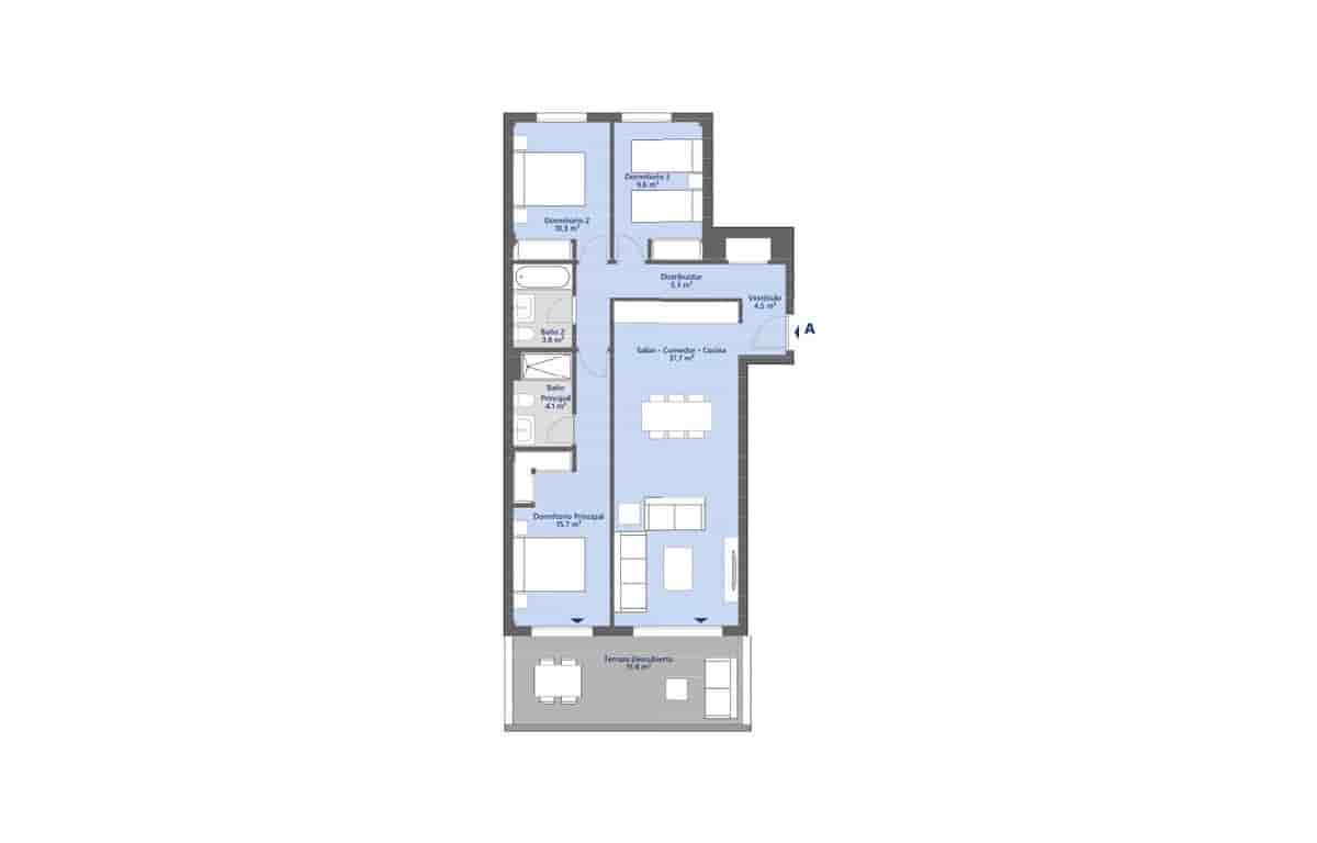 2 bedroom Apartment for sale in Estepona with pool garage - € 405,000 (Ref: 8123481)